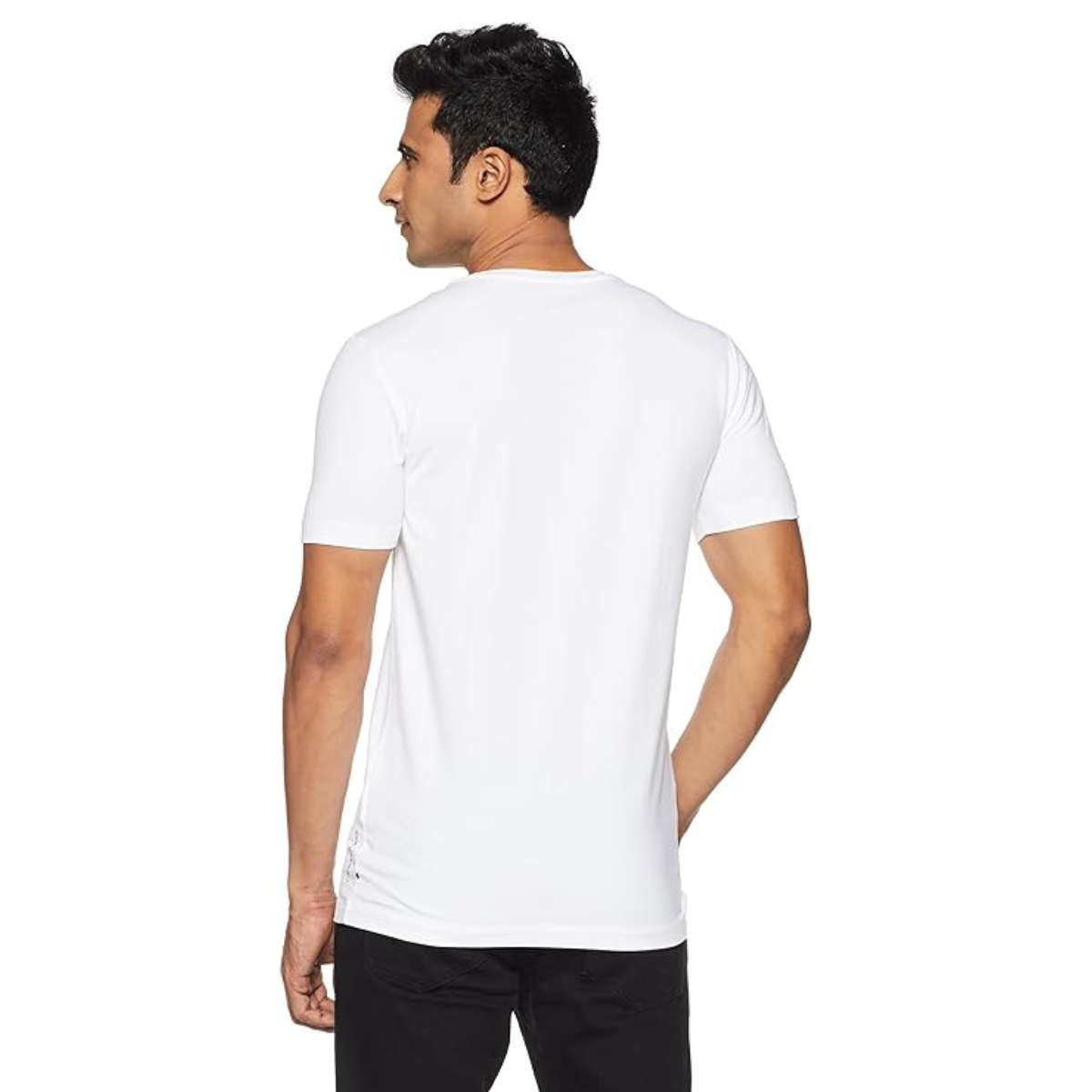 Calvin Klein Men’s Plain Slim Fit T-Shirt - WHT