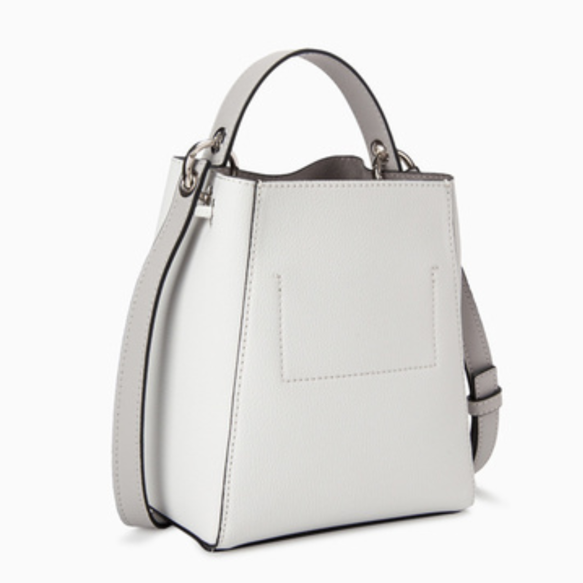 Calvin Klein Minimal Monogram Bucket Bag Women - WHT - White