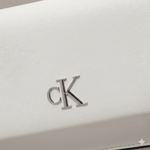 Calvin Klein Minimal Monogram Shoulder Bag Women - WHT - White