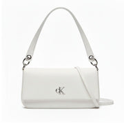 Calvin Klein Minimal Monogram Shoulder Bag Women - WHT - White