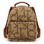 Calvin Klein Monogram Backpack Bag Women - BGE TB93 - Beige