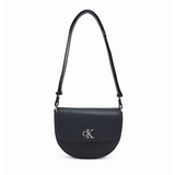 Calvin Klein Monogram Detail Crossbody Bag - BLK - Black