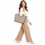 Calvin Klein Monogram Hailey Tote Bag Women - OLV - Olive