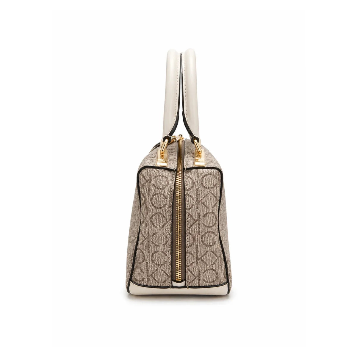 Calvin Klein Monogram Print Crossbody Women - BEG - Beige