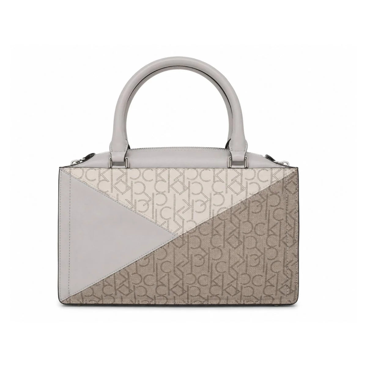 Calvin Klein Monogram Print Crossbody Women - BEGGRY - Beige-Gray