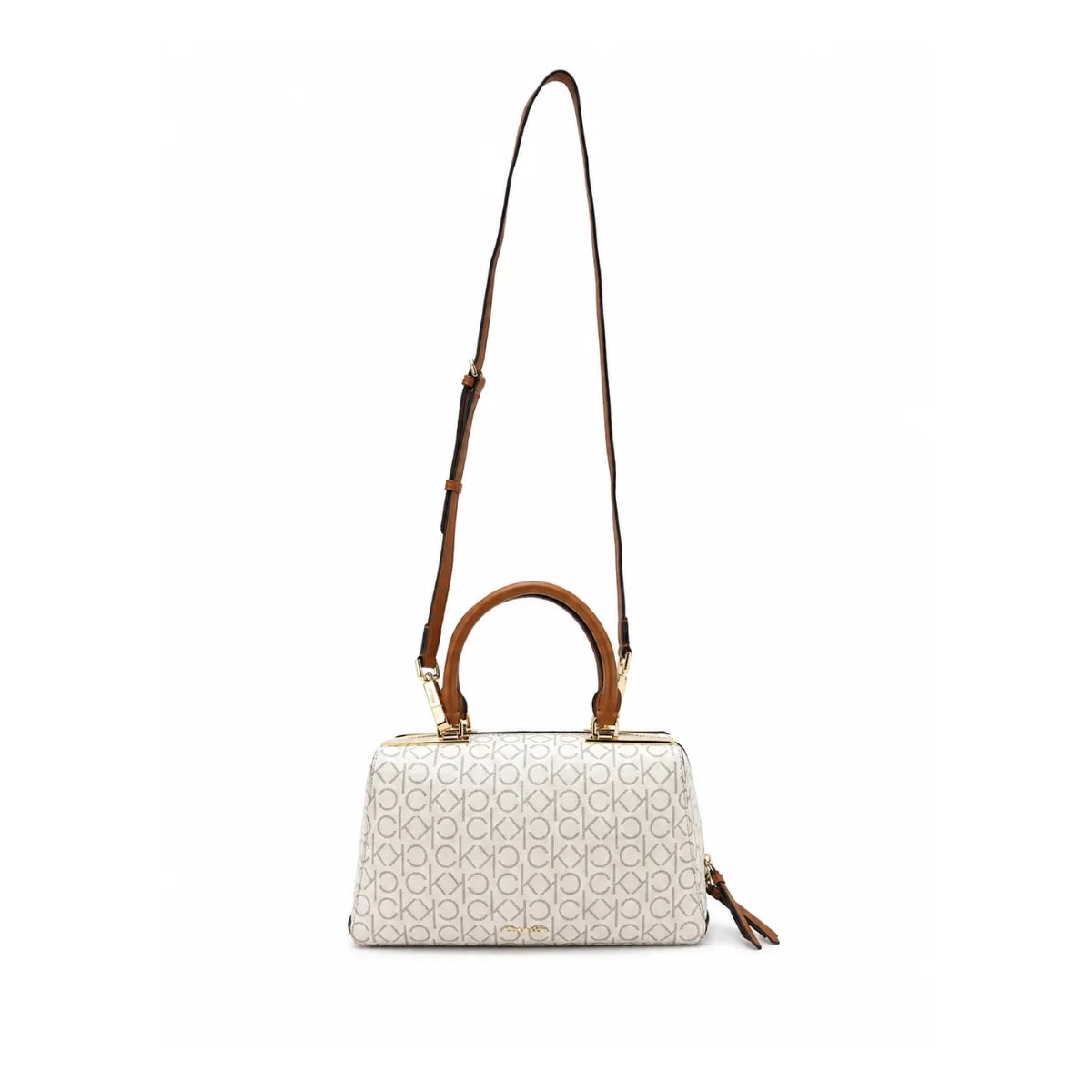 Calvin Klein Monogram Print Crossbody Women - BEGTAN - Beige-Tan