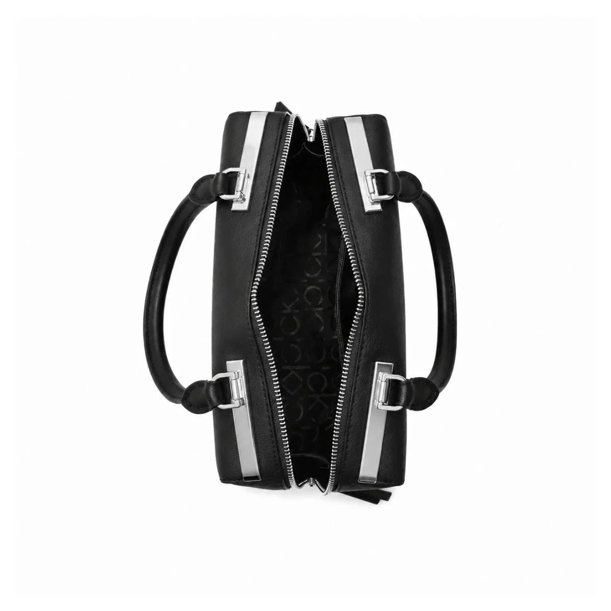 Calvin Klein Monogram Print Crossbody Women - BLK - Black