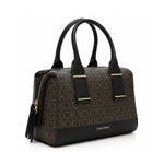 Calvin Klein Monogram Print Crossbody Women - BRNBLK - Brown-Black