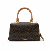 Calvin Klein Monogram Print Crossbody Women - BRNTAN - Brown-Tan
