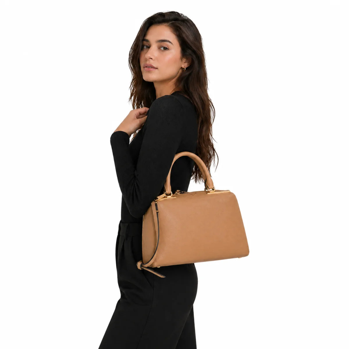 Calvin Klein Monogram Print Crossbody Women - TAN - Tan