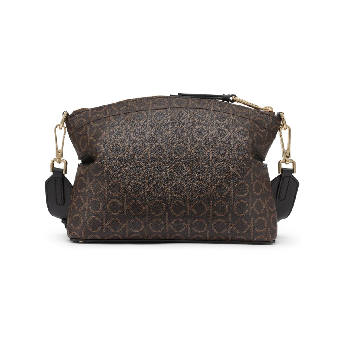 Calvin Klein Monogram Print Cypress Crossbody Bag Women - BRN - Brown