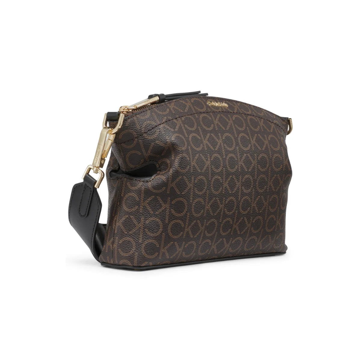 Calvin Klein Monogram Print Cypress Crossbody Bag Women - BRN - Brown