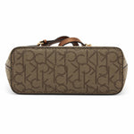 Calvin Klein Monogram Satchel Handbag Bag Women - Other brown