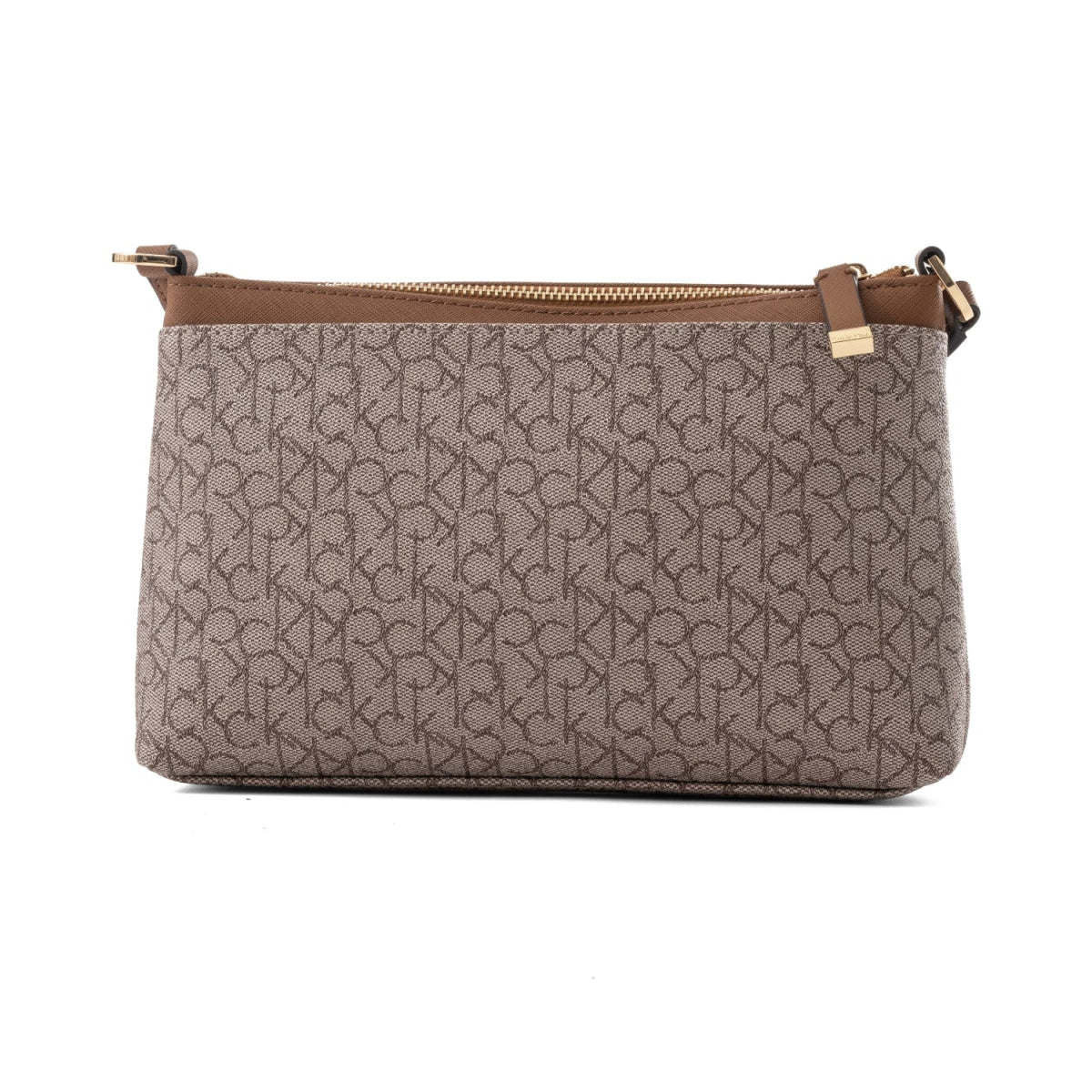 Calvin Klein Monogram Cross Bag Women CB54 - Brown