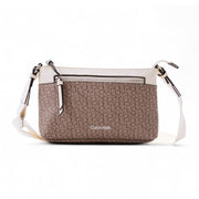 Calvin Klein Monogram Shoulder Bag Women - Beige