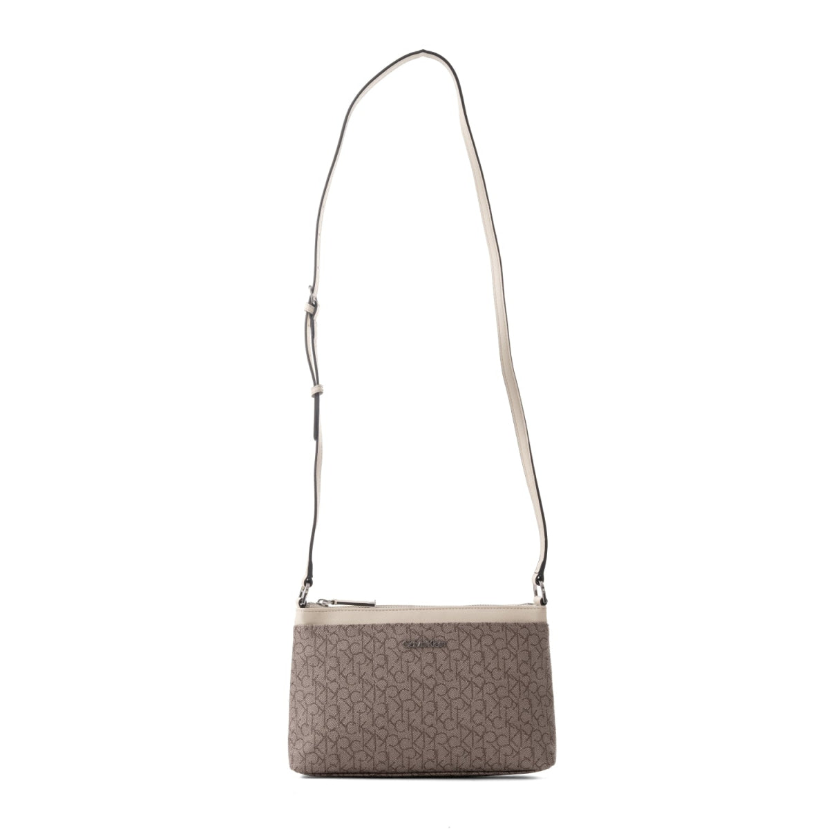 Calvin Klein Monogram Shoulder Bag Women - Beige