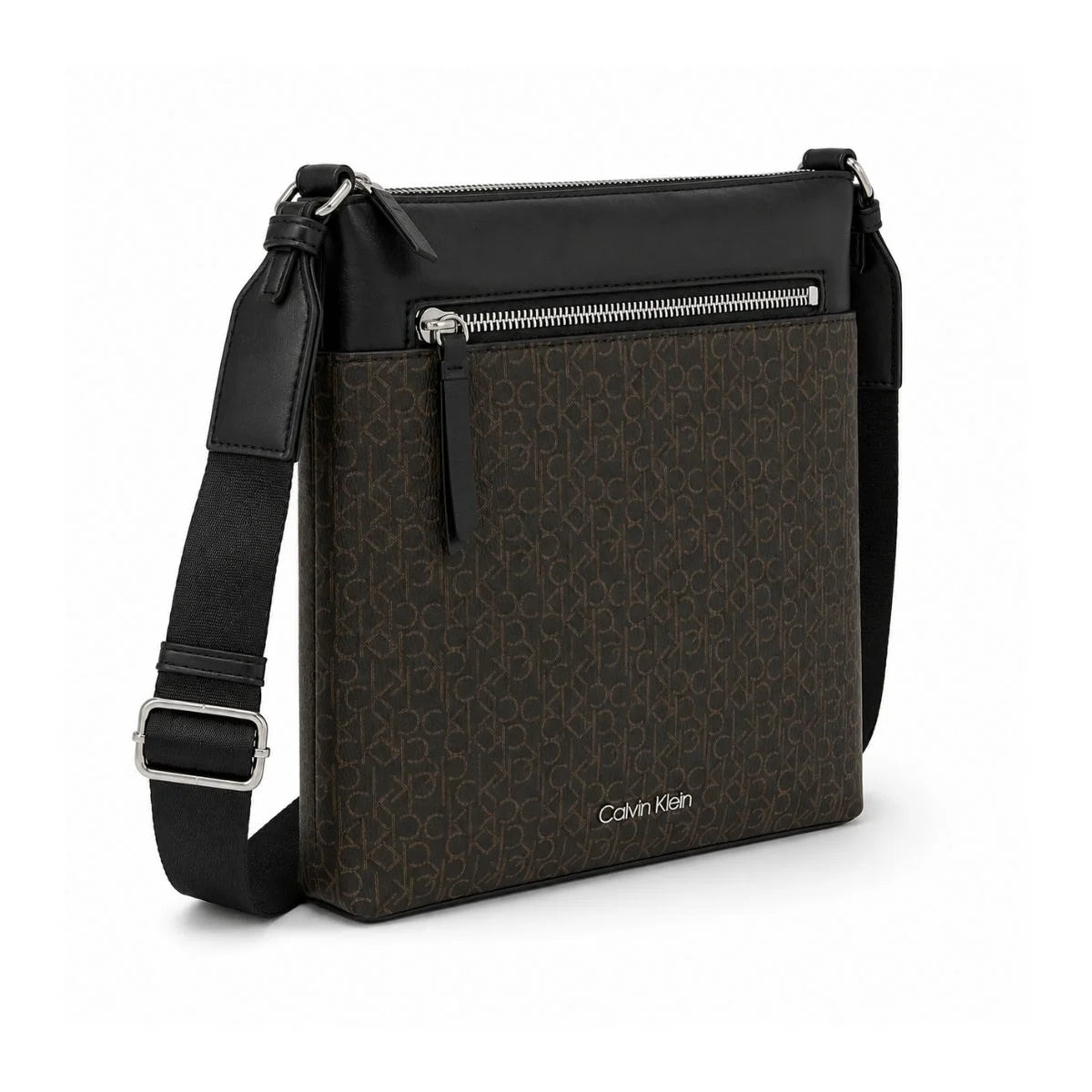 Calvin Klein Monogram Upper Flat Crossbag Men - BRN - Brown