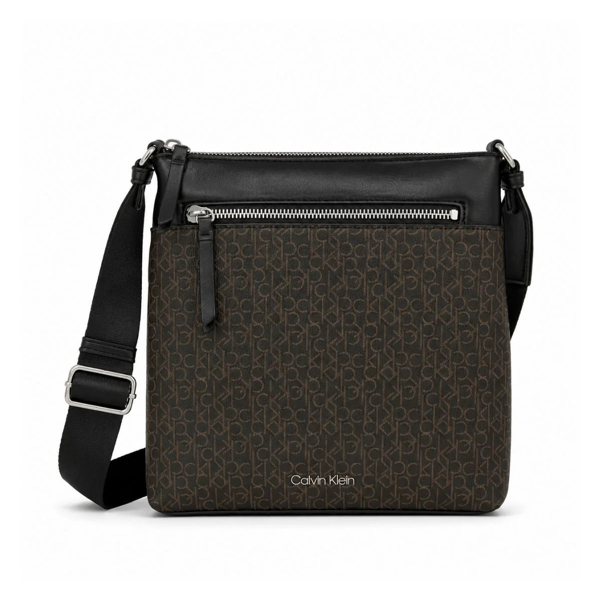 Calvin Klein Monogram Upper Flat Crossbag Men - BRN - Brown
