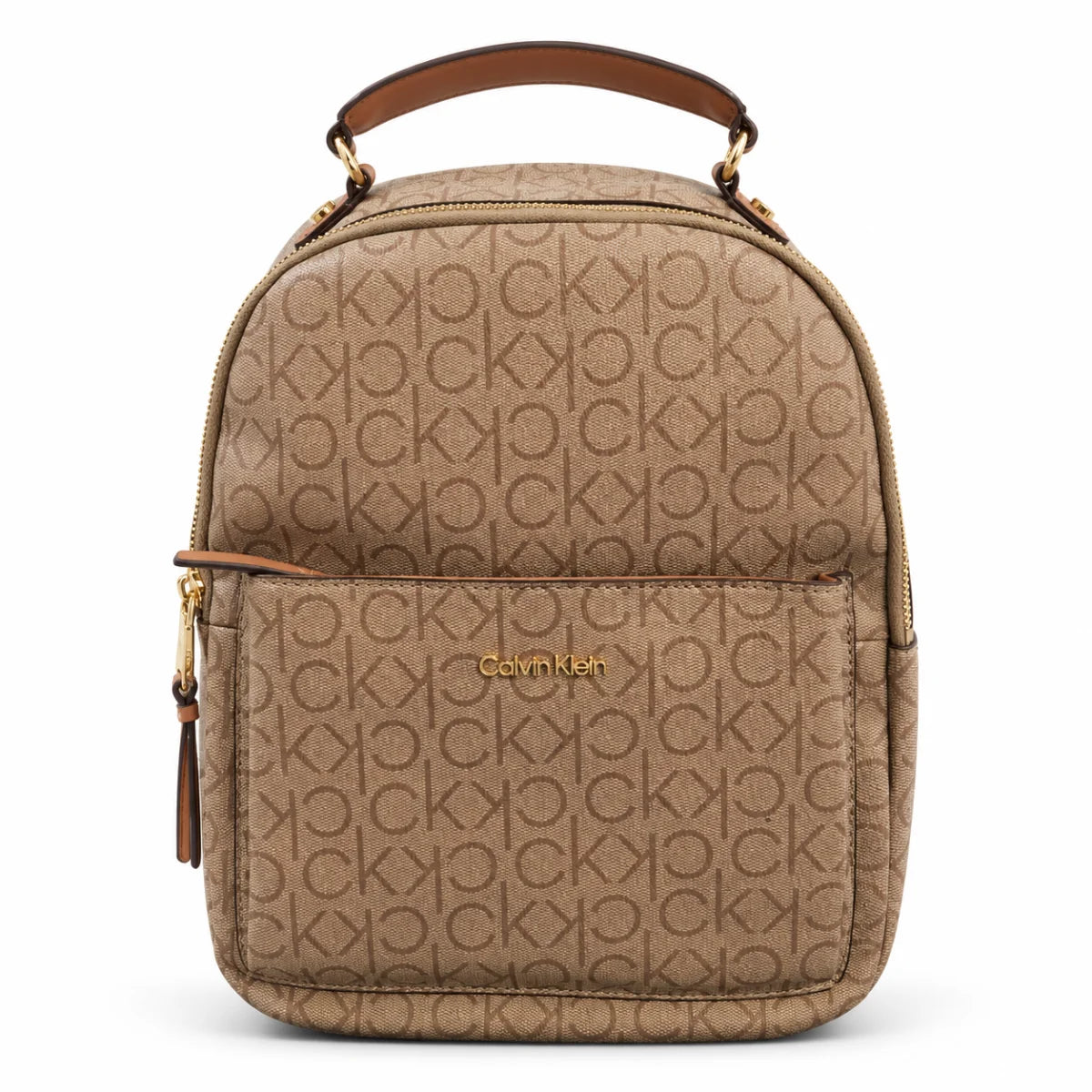 Calvin Klein Must Campus Logo Detailed Backpack Bags - BGE - Beige
