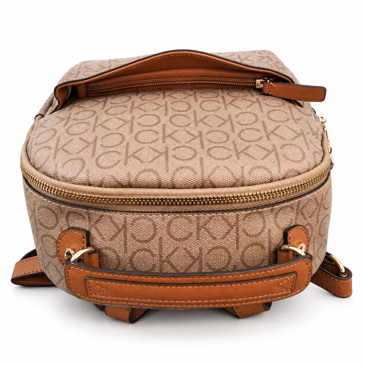 Calvin Klein Must Campus Logo Detailed Backpack Bags - BGE - Beige