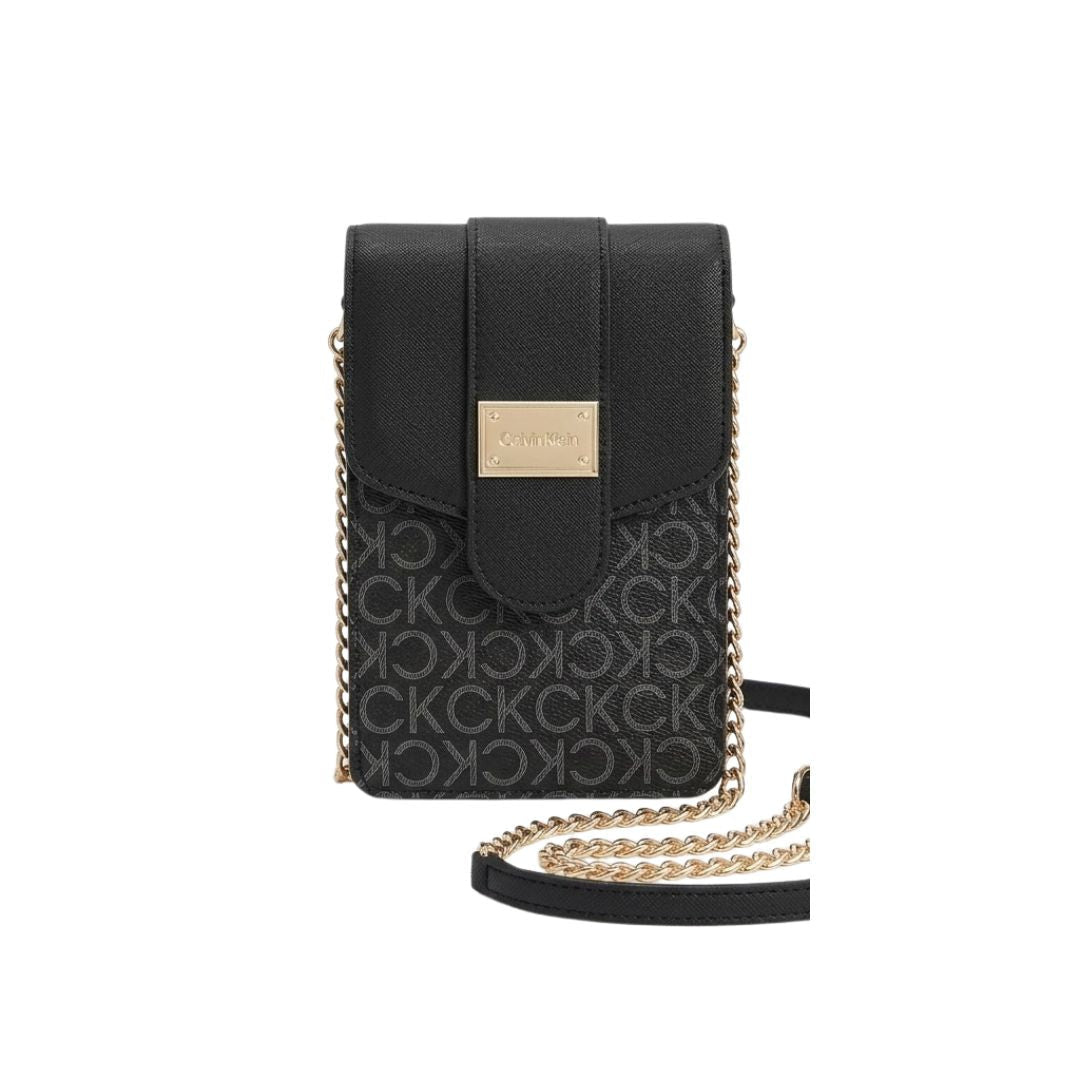 Calvin Klein Must Phone Pouch Crossbody Mono Bag - Black
