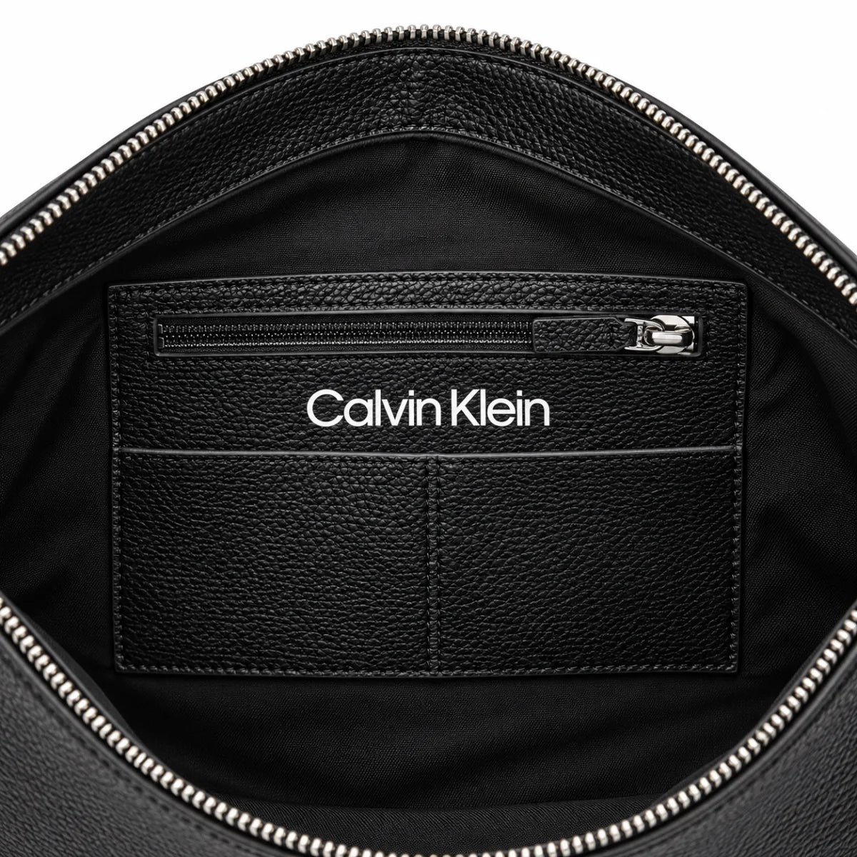 Calvin Klein Pebble Grain Slouchy Bag Women - BLK - Black