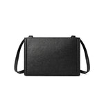 Calvin Klein Pebble Leather Shoulder Bag Women - BLK - Black