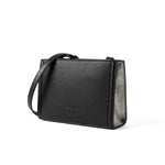 Calvin Klein Pebble Leather Shoulder Bag Women - BLK - Black