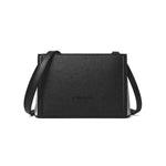 Calvin Klein Pebble Leather Shoulder Bag Women - BLK - Black