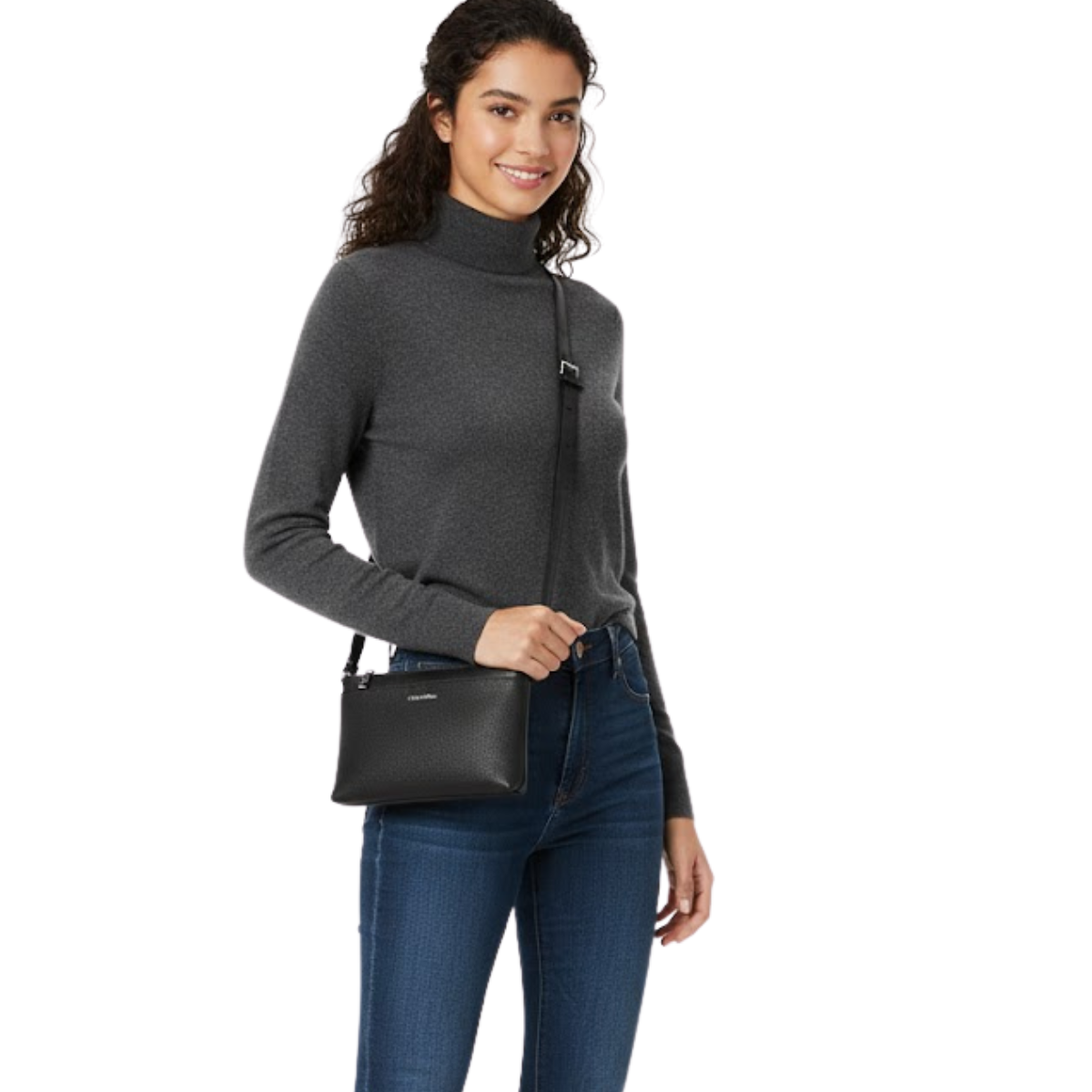 Calvin Klein Plain Cross Bag Women - BLK - Black