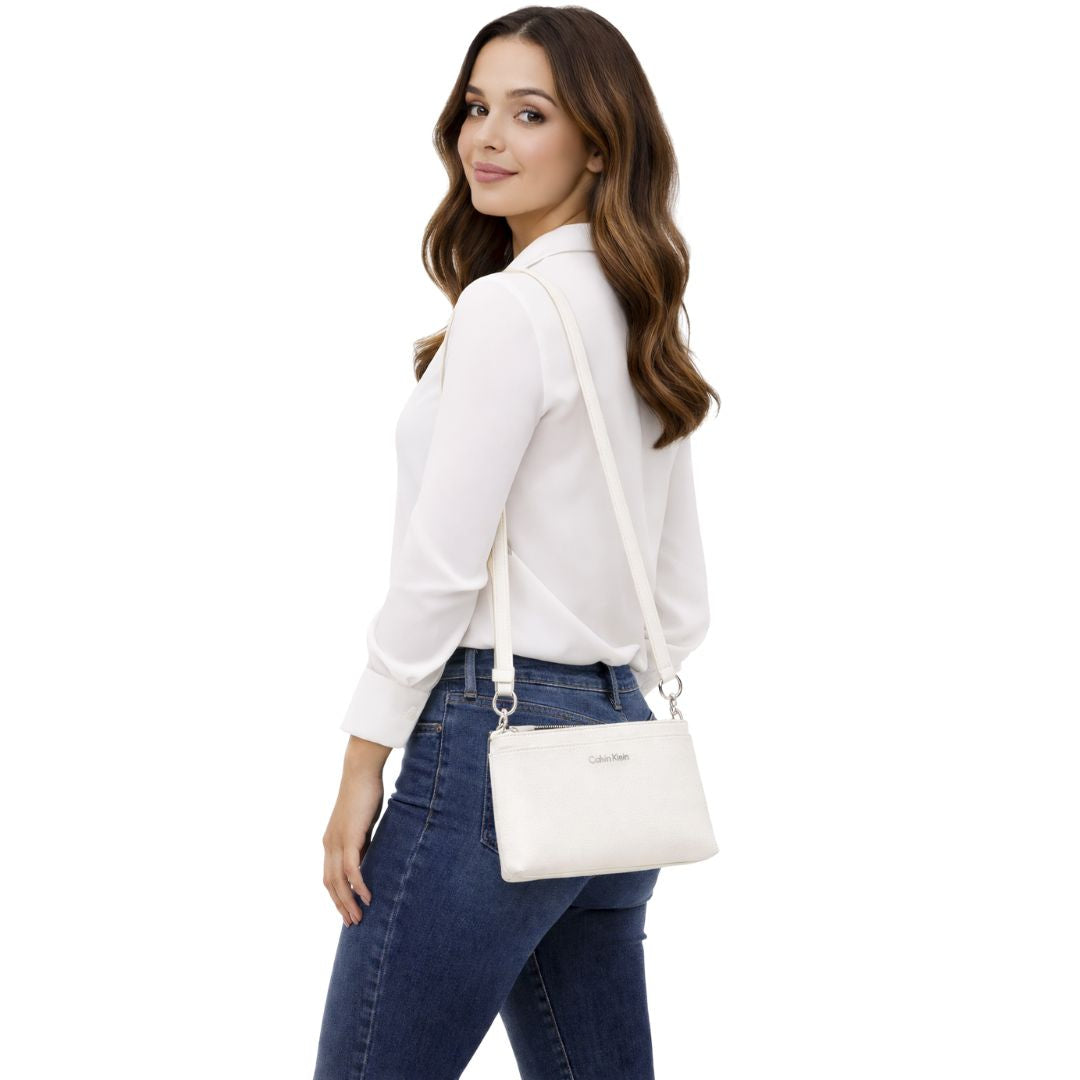 Calvin Klein Plain Cross Bag Women - Off White