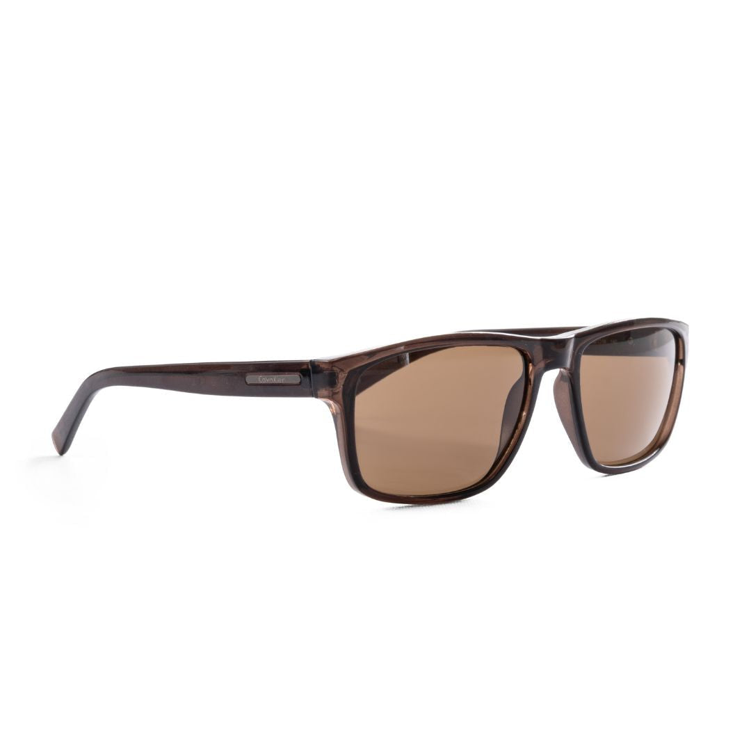 Calvin Klein R738S Rectangular Sunglasses Men - BRN - Brown