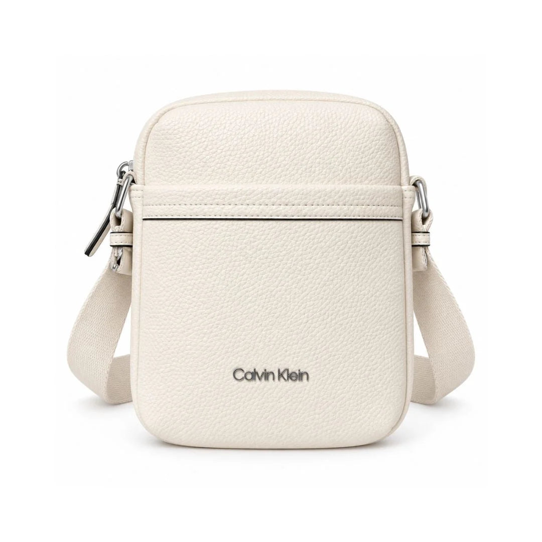 Calvin Klein Raised Reporter Crossbody H6AEYAX8-WHT - Off White