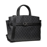 Calvin Klein Re-Lock Tote W-Belt Mono Handbag K60K608874-BLK - Black