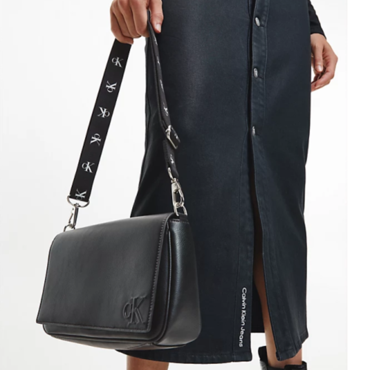 Calvin Klein Recycled Crossbody Bag Women - BLK - Black