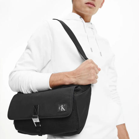 Calvin Klein Recycled Polyester Shoulder Bag K50K508873-BLK - Black