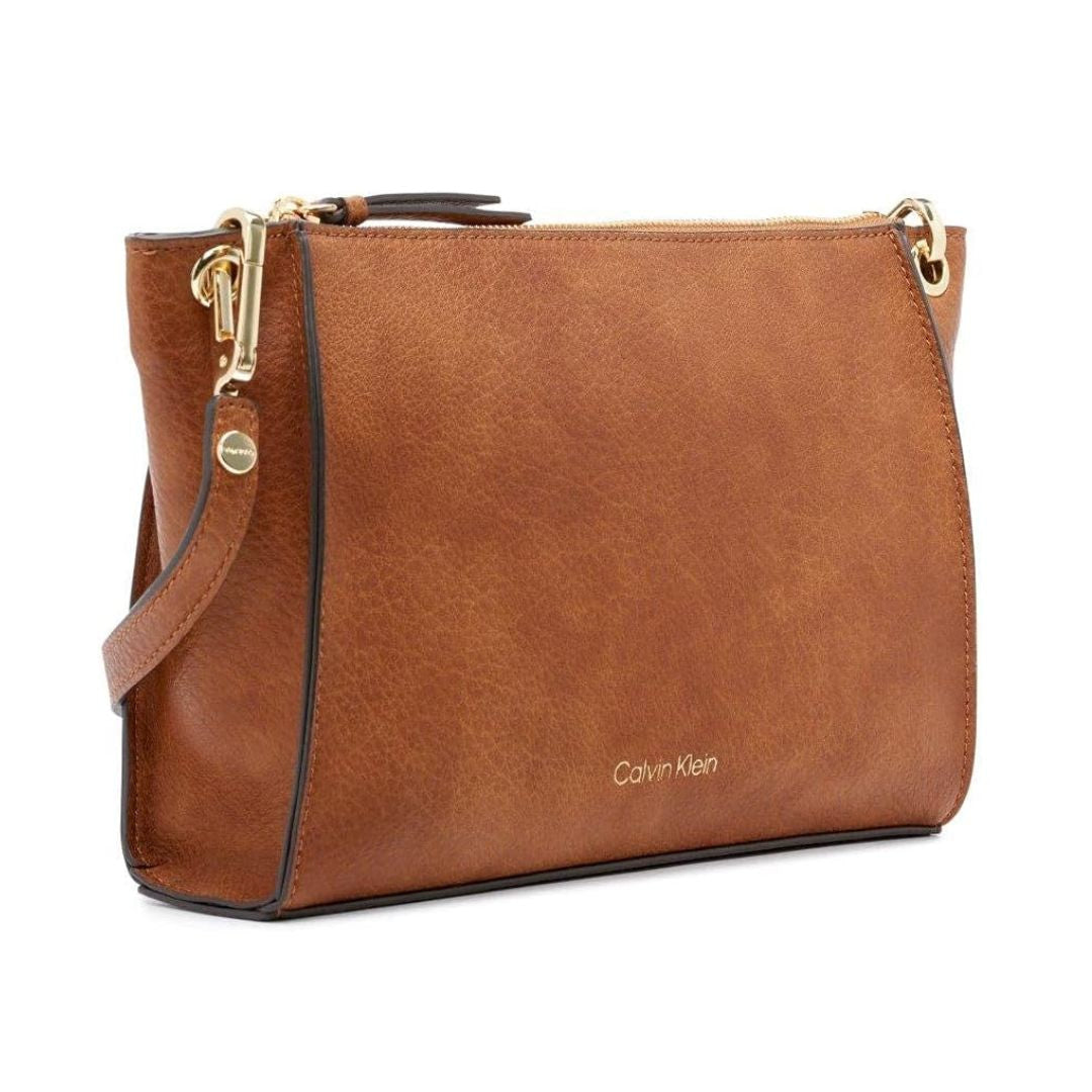 Calvin Klein Reyna Crossbody Bag - TAN - Tan