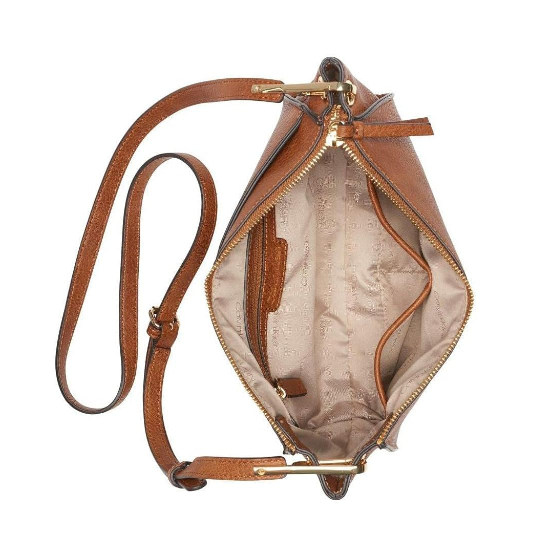 Calvin Klein Reyna Crossbody Bag - TAN - Tan