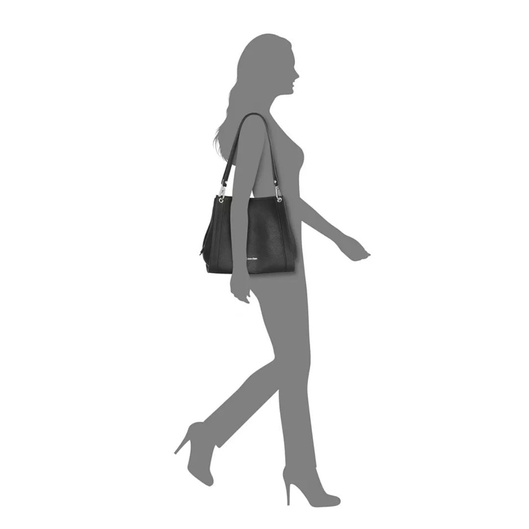Calvin Klein Reyna North-South Tote Bag - BLK - Black