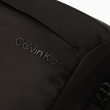 Calvin Klein Simple Zipper 3D LOGO Adjustable Shoulder Strap Waist Bag PH0510-BLK - Black