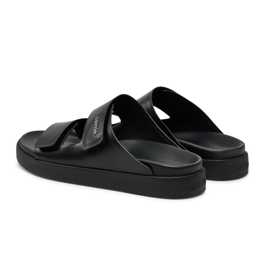 Calvin Klein Slip-ons Flat Adj Slide Women HW0HW01954 - BLK