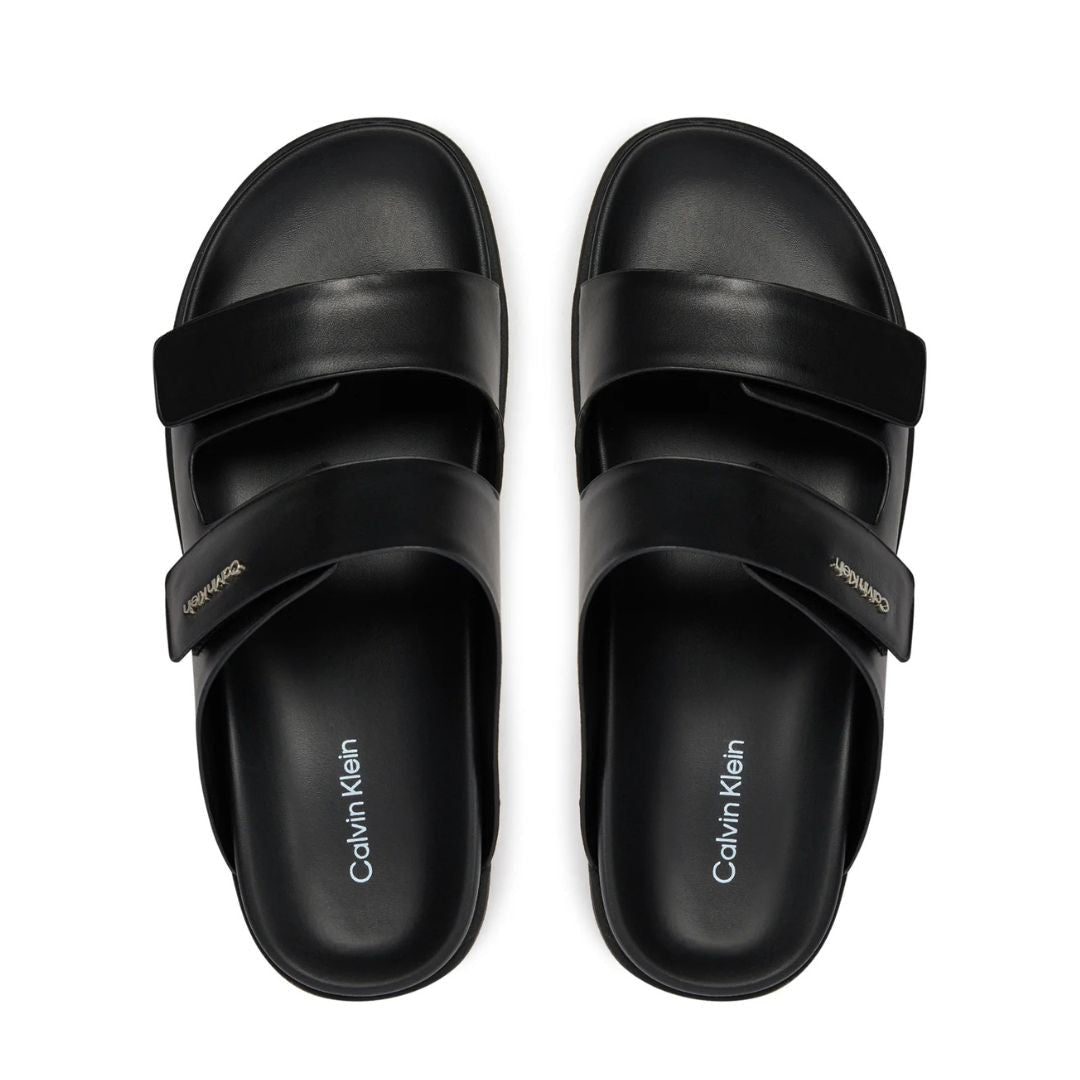 Calvin Klein Slip-ons Flat Adj Slide Women HW0HW01954 - BLK