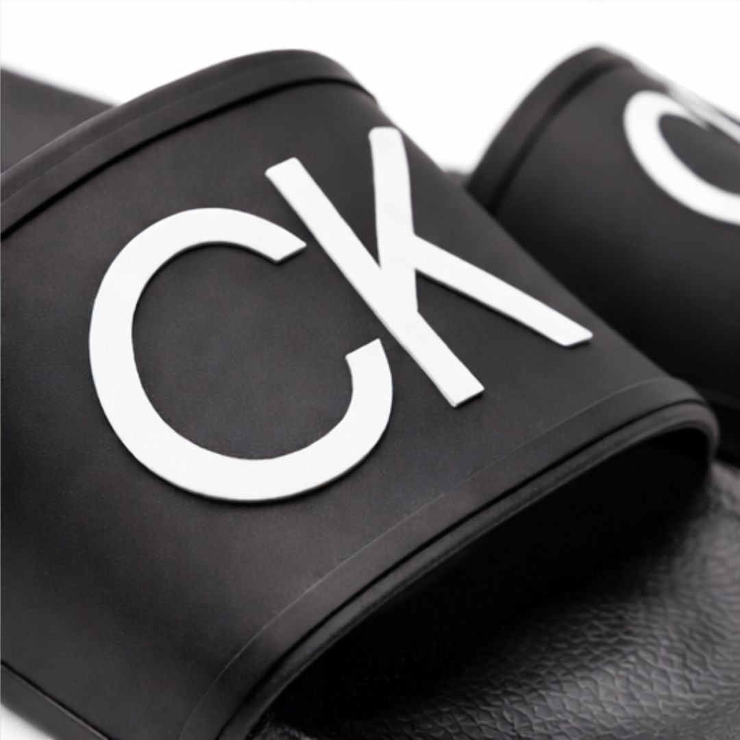 Calvin Klein Slip-ons Flat Pool Slide Women - BLK