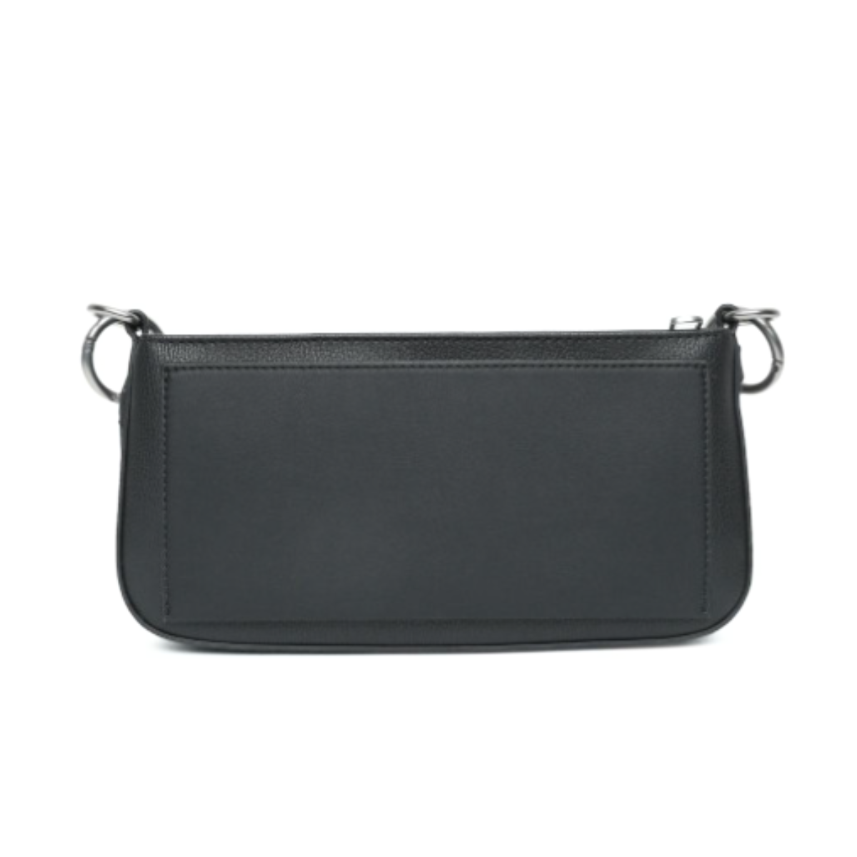 Calvin Klein Texture PU Shoulder Bag Women - BLK - Black