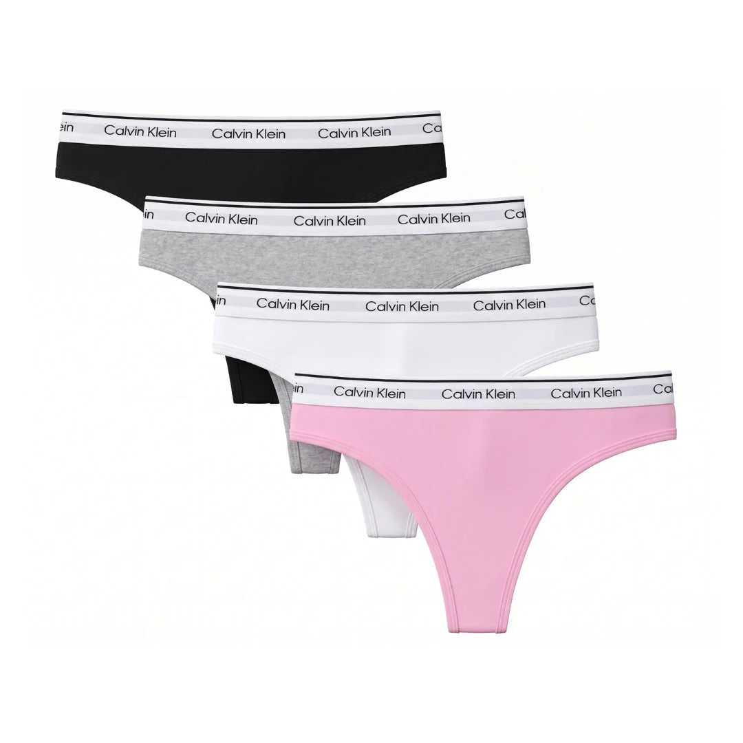 Calvin Klein Thong Underwear 4-Pack Women - Multi / S