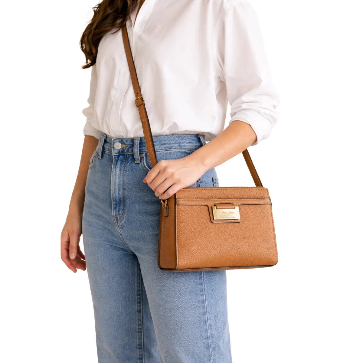Calvin Klein Triple Crossbody Women - TAN - Tan