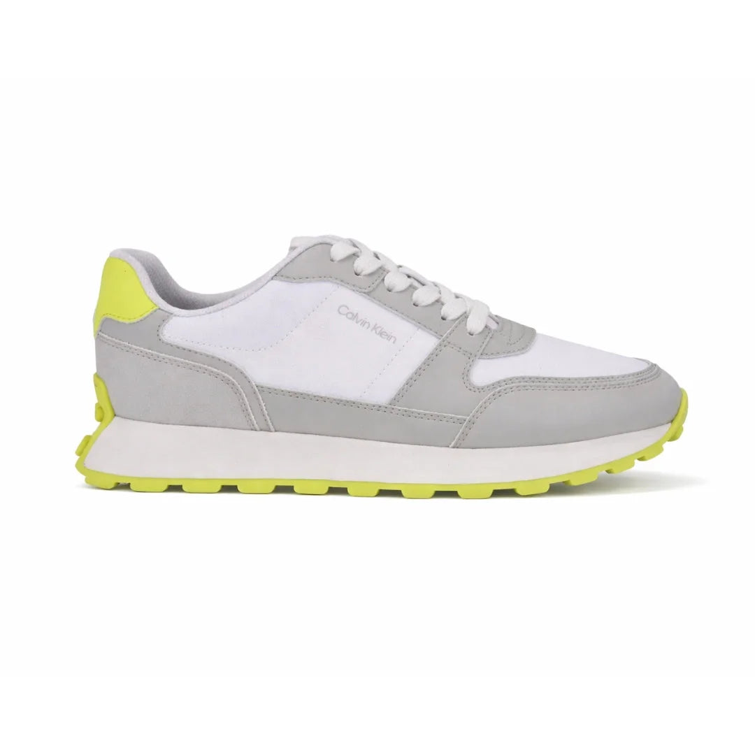 Calvin Klein Tulay Women’s Sneaker - WHTGRN - White/Green / 35.5
