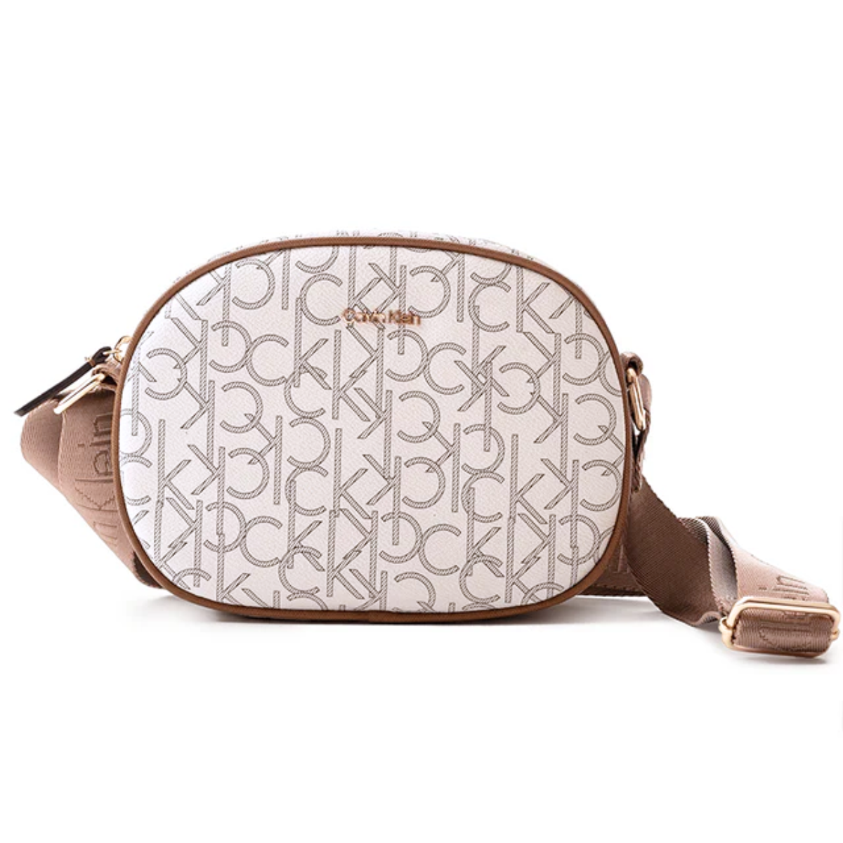 Calvin Klein Ultralight Saddle Handbag Women - BEG - Beige