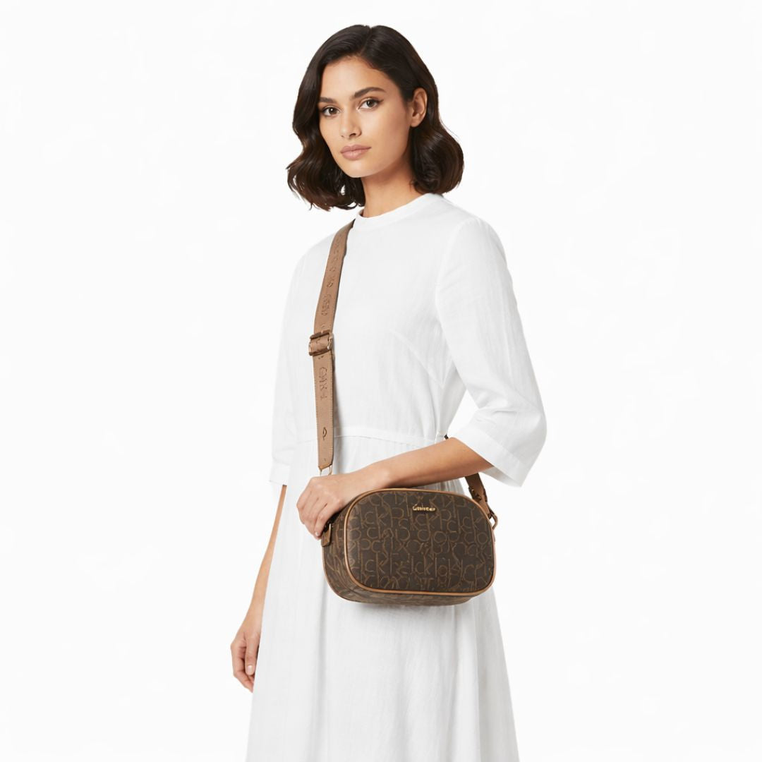 Calvin Klein Ultralight Saddle Handbag Women - BRN - Brown