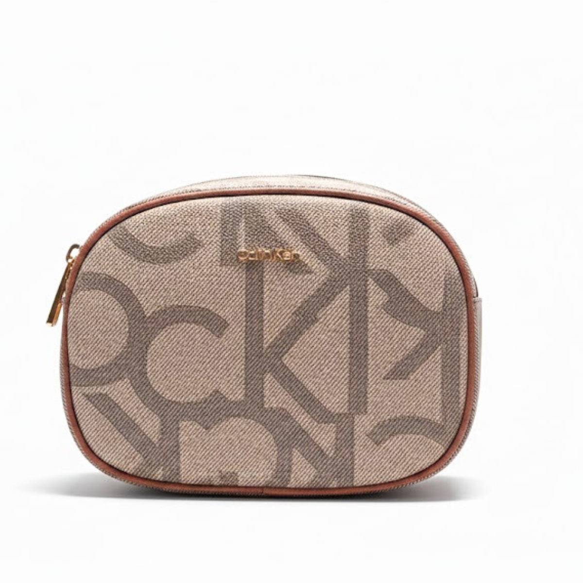 Calvin Klein Ultralight Saddle Handbag Women - BRNOLV - Brown-Olive